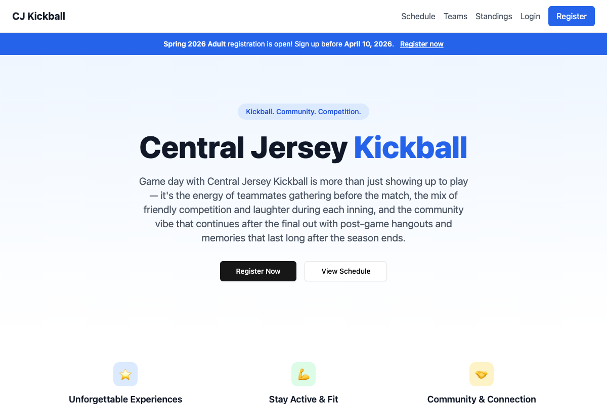Central Jersey Kickball